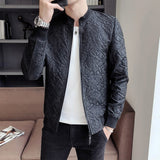 Jacket Men - Vintage Jacket Jaqueta Masculina Jacquard Jacket Men Zipper Bomber Jacket Long Sleeve Casual Jackets Bomber Baroque Party Wear