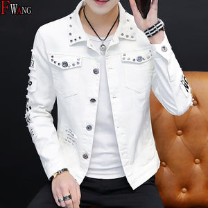 Jacket Men - Summer New Style Cowb Spring And Autumn Jeans Coat Men's Korean-style Fashion Students Handsome Versatile Jacket