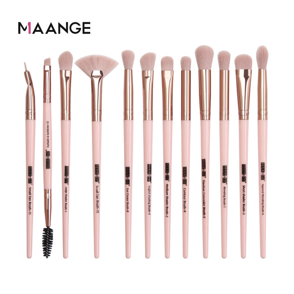 Makeup Set - 3/5/12 pcs/lot  Makeup Brushes Set Eye Shadow Blending Eyeliner Eyelash Eyebrow Brushes For Makeup New