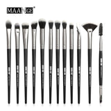 Makeup Set - 3/5/12 pcs/lot  Makeup Brushes Set Eye Shadow Blending Eyeliner Eyelash Eyebrow Brushes For Makeup New