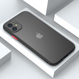 Back Cover - Luxury Matte Transparent Phone Cases For iPhone 11 Pro XS Max X XR 8 7 6 6S Plus SE 2020 Camera Protection Shockproof Hard Cover