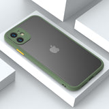 Back Cover - Luxury Matte Transparent Phone Cases For iPhone 11 Pro XS Max X XR 8 7 6 6S Plus SE 2020 Camera Protection Shockproof Hard Cover