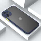 Back Cover - Luxury Matte Transparent Phone Cases For iPhone 11 Pro XS Max X XR 8 7 6 6S Plus SE 2020 Camera Protection Shockproof Hard Cover