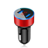 Chargers - Mini USB Car Charger For iPhone XR 11 Fast Car Phone Chargers Fast Charging With LED Display 3.1A Dual USB Phone Charger in car