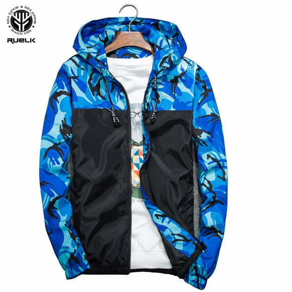 Jacket Men - 2020 Spring And Autumn Men's Casual Fashion Camouflage Hooded Jacket Men Camouflage Trend Coat Cool Windbreaker M-5XL