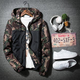 Jacket Men - 2020 Spring And Autumn Men's Casual Fashion Camouflage Hooded Jacket Men Camouflage Trend Coat Cool Windbreaker M-5XL