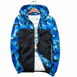 Jacket Men - 2020 Spring And Autumn Men's Casual Fashion Camouflage Hooded Jacket Men Camouflage Trend Coat Cool Windbreaker M-5XL