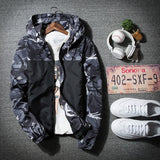 Jacket Men - 2020 Spring And Autumn Men's Casual Fashion Camouflage Hooded Jacket Men Camouflage Trend Coat Cool Windbreaker M-5XL