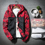 Jacket Men - 2020 Spring And Autumn Men's Casual Fashion Camouflage Hooded Jacket Men Camouflage Trend Coat Cool Windbreaker M-5XL