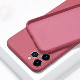 Back Cover - iPhone 11 Pro SE 2 Case Luxury Original Silicone Full Protection Soft Cover For iPhone X XR 11 XS Max 7 8 6 6s Phone Case