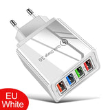 Chargers - EU/US Plug USB Charger Quick Charge 3.0 For Phone Adapter for Tablet Portable Wall Mobile Charger Fast Charger