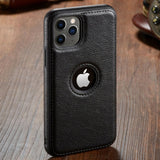 Back Cover - iPhone 11 11 Pro 11 Pro Max Case Luxury Business Leather Stitching  Case Cover for iphone XS Max XR X 8 7 6 6S Plus Case