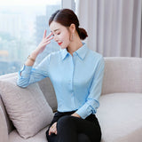 Women Shirts - Woman Blouses Cotton Tops and Blouses Woman Long Sleeve Ladies Shirts Pink/White Blouses Plus Size 5XL Women Blouses