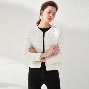 Women Jackets - Ultra Light Duck Down Women Matt Fabric Lightweight Coat Warm Female Windbreaker Parka  Women's Down Jackets Plus Coats