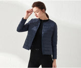Women Jackets - Ultra Light Duck Down Women Matt Fabric Lightweight Coat Warm Female Windbreaker Parka  Women's Down Jackets Plus Coats