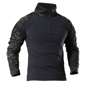 Jacket Men - Camouflage Tactical Spring Long Sleeve Army Combat Cotton Military Paintball Hunting Clothing