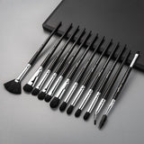 Makeup Set - 3-12pcs/lot Eye Shadow Blending Eyeliner Eyelash Eyebrow Make up Brushes  Professional Eyeshadow Brush