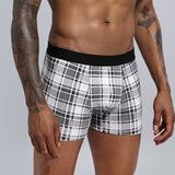 UW Men - Boxer shorts Men European Plus Size Men Boxers Men's Underwear Boxers Cotton Men Boxer Shorts Men Underpants trunks 1pc