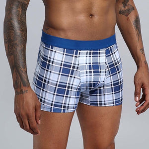 UW Men - Boxer shorts Men European Plus Size Men Boxers Men's Underwear Boxers Cotton Men Boxer Shorts Men Underpants trunks 1pc