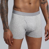 UW Men - Boxer shorts Men European Plus Size Men Boxers Men's Underwear Boxers Cotton Men Boxer Shorts Men Underpants trunks 1pc