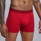 UW Men - Boxer shorts Men European Plus Size Men Boxers Men's Underwear Boxers Cotton Men Boxer Shorts Men Underpants trunks 1pc