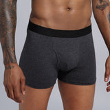 UW Men - Boxer shorts Men European Plus Size Men Boxers Men's Underwear Boxers Cotton Men Boxer Shorts Men Underpants trunks 1pc