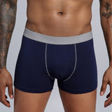 UW Men - Boxer shorts Men European Plus Size Men Boxers Men's Underwear Boxers Cotton Men Boxer Shorts Men Underpants trunks 1pc