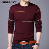 Sweater Men - Cashmere Wool Sweater Men Brand Clothing 2020 Autumn Winter New Arrival Slim Warm Sweaters O-Neck Pullover Men