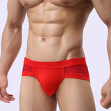 UW Men - Sexy Men Briefs Underwear Men's Brief Modal Ropa Interior Hombre Slip Gay Calzoncillos Sous Vetement Size L-3XL