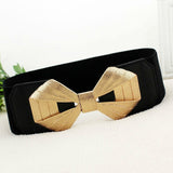 Belt - 2020 New Fashion Korean Style Buckle Elastic Wide Belt Wide Cummerbund Strap Belt Waist Female Women Accessories