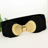 Belt - 2020 New Fashion Korean Style Buckle Elastic Wide Belt Wide Cummerbund Strap Belt Waist Female Women Accessories