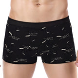 UW Men - New Men's Underwear Boxer Cotton Home Print 3D Boxer shorts Men Boxers Male Underpants Size Plus XL-4XL