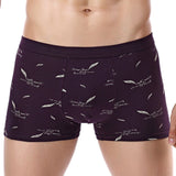 UW Men - New Men's Underwear Boxer Cotton Home Print 3D Boxer shorts Men Boxers Male Underpants Size Plus XL-4XL