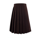 Women Skirt - 2020 Women Summer high waist pleated plaid skirt Female Anime Short Skirts