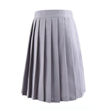 Women Skirt - 2020 Women Summer high waist pleated plaid skirt Female Anime Short Skirts