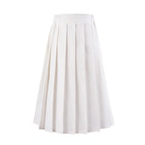 Women Skirt - 2020 Women Summer high waist pleated plaid skirt Female Anime Short Skirts