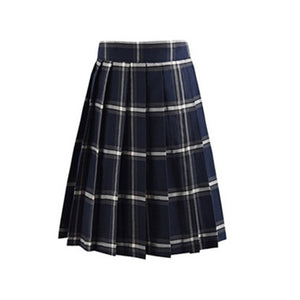 Women Skirt - 2020 Women Summer high waist pleated plaid skirt Female Anime Short Skirts