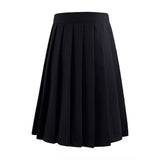 Women Skirt - 2020 Women Summer high waist pleated plaid skirt Female Anime Short Skirts