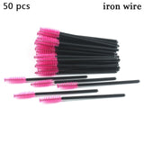 Makeup Set - Eyelash Extension Disposable Eyebrow brush Mascara Wand Applicator Spoolers Eye Lashes Cosmetic Brushes Set makeup tools