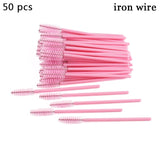 Makeup Set - Eyelash Extension Disposable Eyebrow brush Mascara Wand Applicator Spoolers Eye Lashes Cosmetic Brushes Set makeup tools