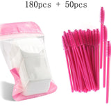 Makeup Set - Eyelash Extension Disposable Eyebrow brush Mascara Wand Applicator Spoolers Eye Lashes Cosmetic Brushes Set makeup tools