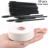 Makeup Set - Eyelash Extension Disposable Eyebrow brush Mascara Wand Applicator Spoolers Eye Lashes Cosmetic Brushes Set makeup tools