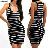 Women Dresses - Summer Casual  women T-Shirt Loose Short  Sleeve Striped T-Shirts Sexy O-Neck Tee Shirt Femme Ladies Long Tops  Dress
