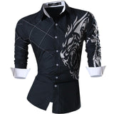 Shirt Men - Spring Autumn Features Shirts Men Casual Jeans Shirt New Arrival Long Sleeve Casual Slim Fit Male Shirts Z034