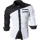 Shirt Men - Spring Autumn Features Shirts Men Casual Jeans Shirt New Arrival Long Sleeve Casual Slim Fit Male Shirts Z034