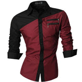 Shirt Men - Spring Autumn Features Shirts Men Casual Jeans Shirt New Arrival Long Sleeve Casual Slim Fit Male Shirts Z034