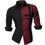 Shirt Men - Spring Autumn Features Shirts Men Casual Jeans Shirt New Arrival Long Sleeve Casual Slim Fit Male Shirts Z034