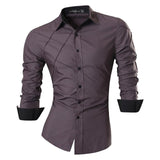 Shirt Men - Spring Autumn Features Shirts Men Casual Jeans Shirt New Arrival Long Sleeve Casual Slim Fit Male Shirts Z034