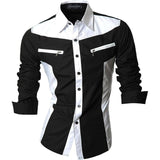 Shirt Men - Spring Autumn Features Shirts Men Casual Jeans Shirt New Arrival Long Sleeve Casual Slim Fit Male Shirts Z034