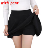 Women Skirt - M-5XL Skirts Women's Plus Size Tutu School Short Skirt Pants Suitable For The Whole Year Mini Saia High Waist